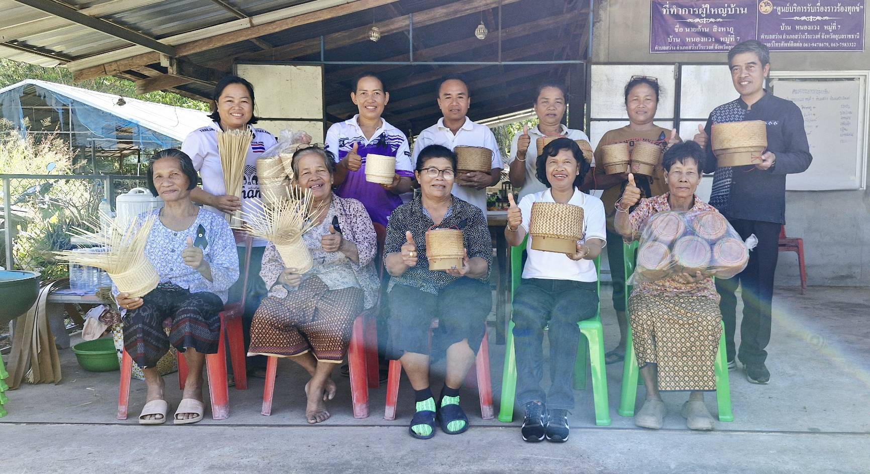 พช.สว่างวีระวงศ์ จัดประชุมโครงการส่งเสริมและพัฒนาอาชีพตามแนวทางสัมมาชีพชุมชน กิจกรรมส่งเสริมการจัดตั้งและพัฒนากลุ่มอาชีพ 