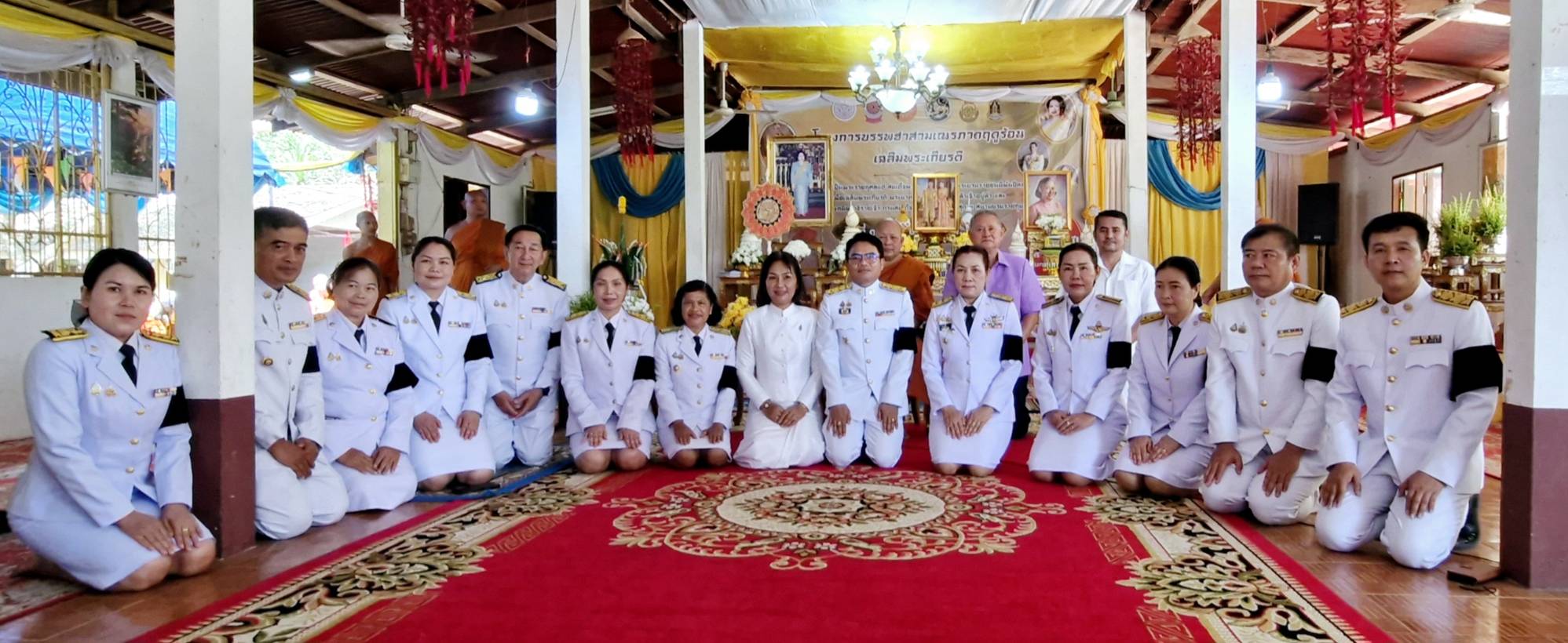 พช.สว่างวีระวงศ์ ร่วมพิธีบรรพชาสามเณรภาคฤดูร้อนเฉลิมพระเกียรติ ประจำปี พ.ศ. 2569